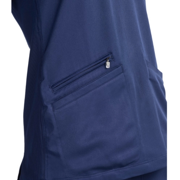 Healing Hands Mariah Knit Side Rib V-Neck Top (S) - Picture 6 of 6